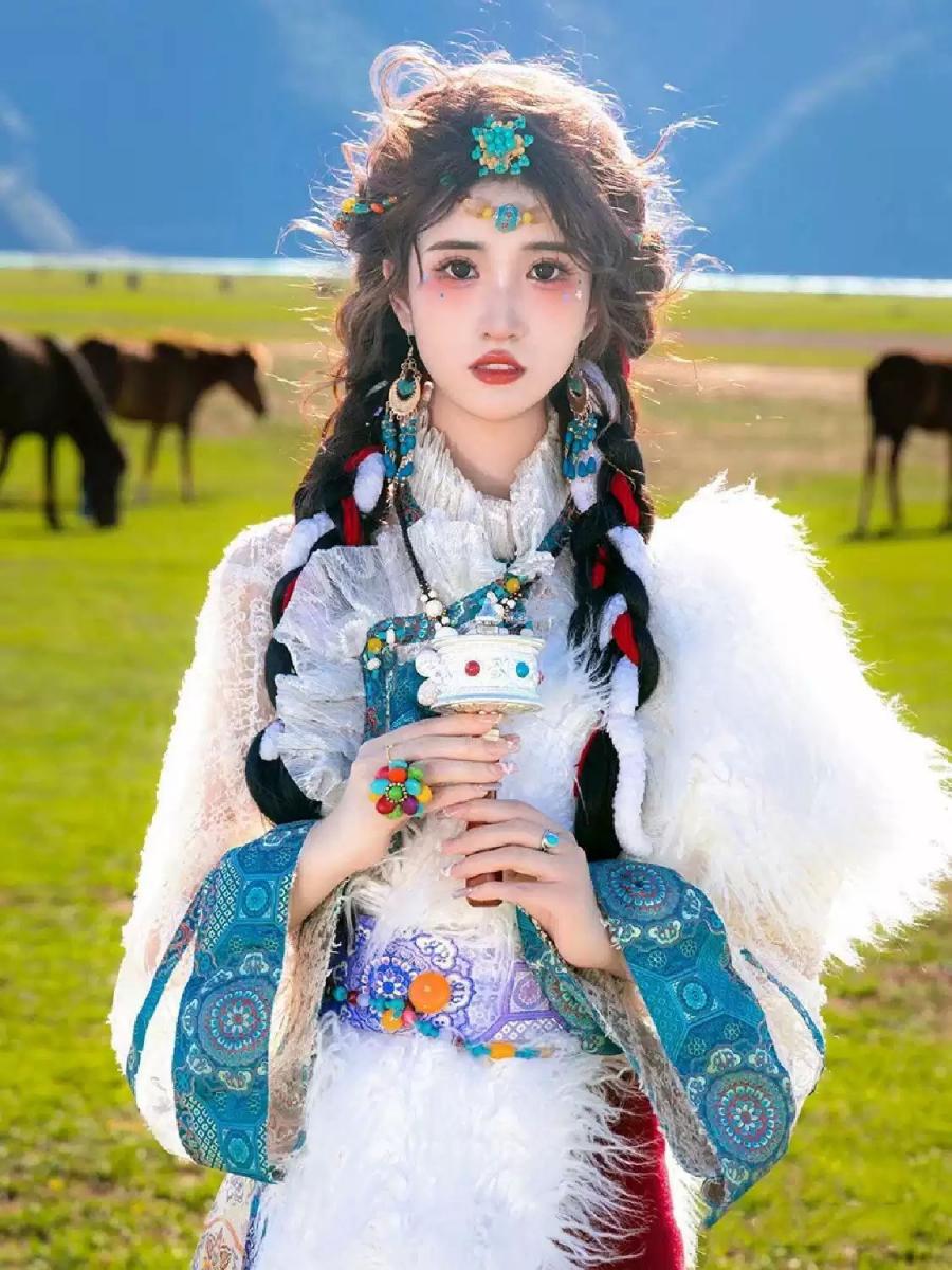 搜集的妹子图片-古风+民族风