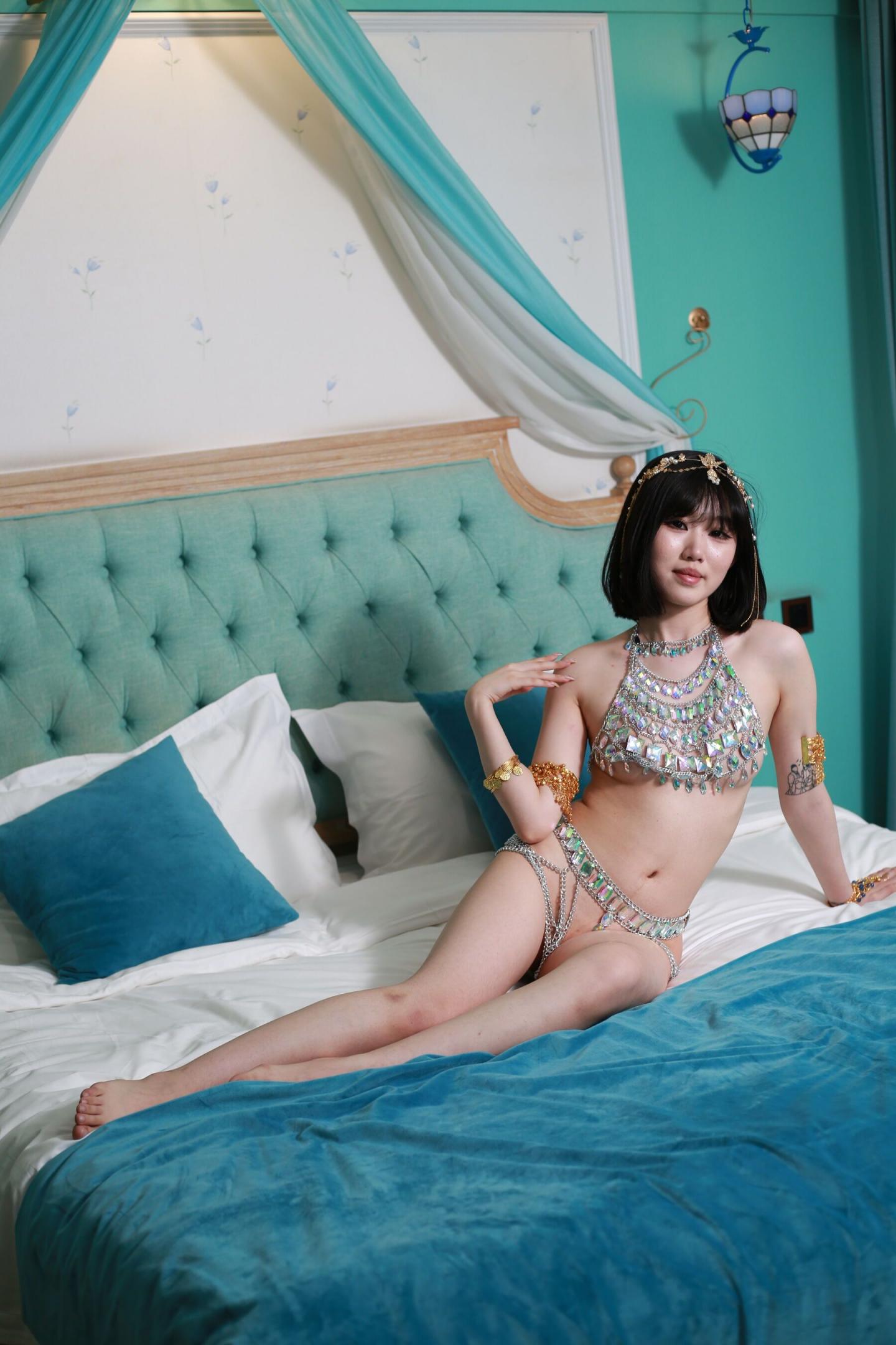 臉蛋滿可愛的，鮑魚乾淨