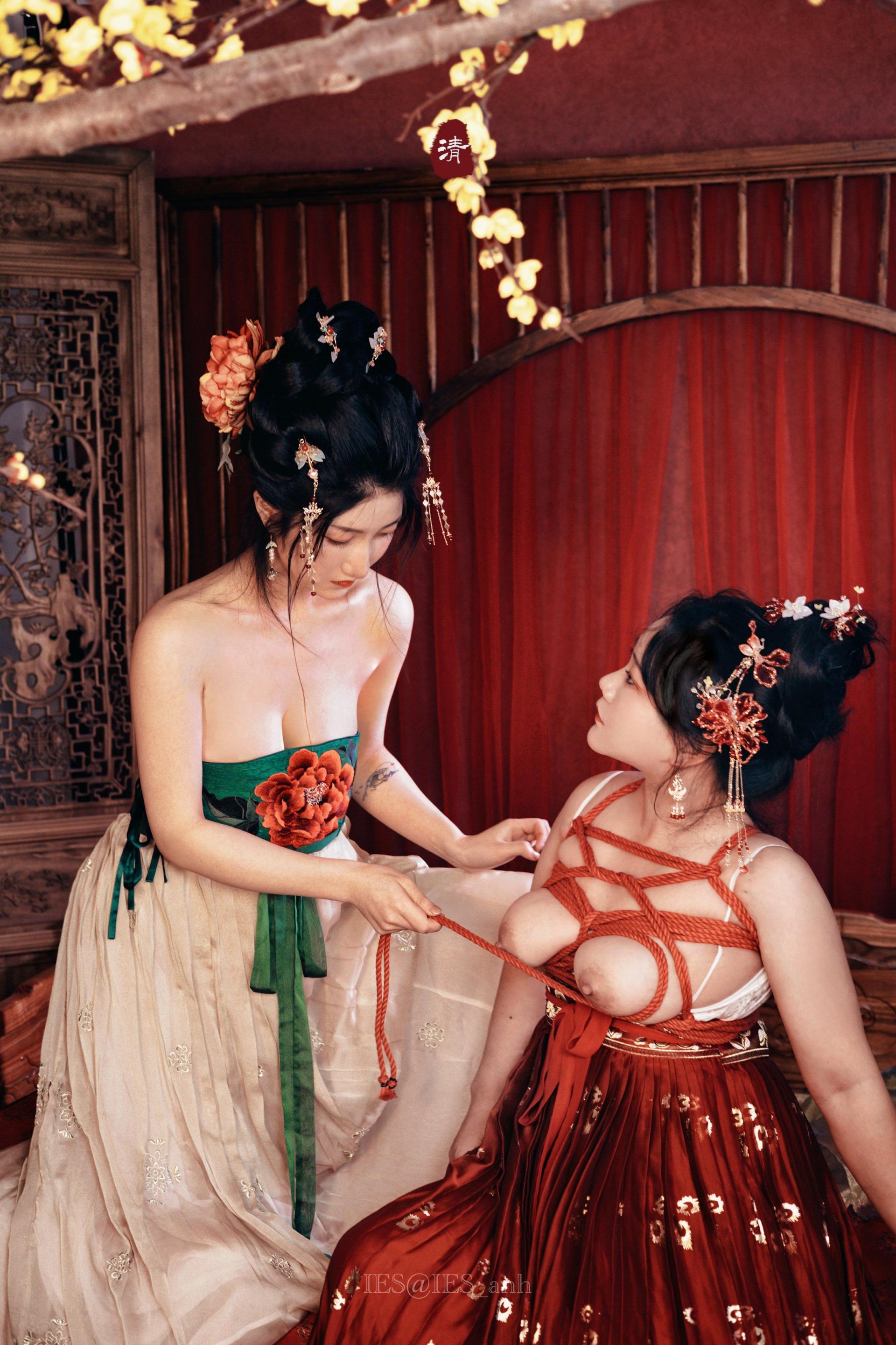 搜集的妹子图片-雪白