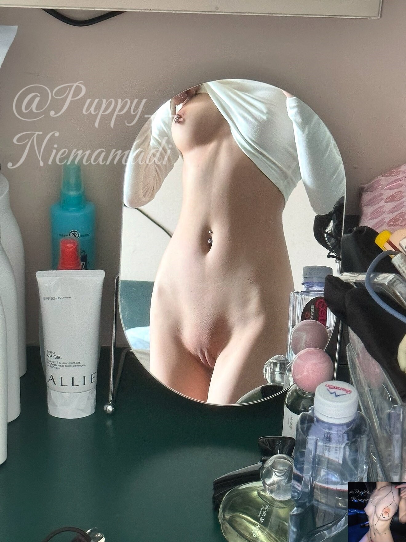 在校乳环白虎少--穿孔