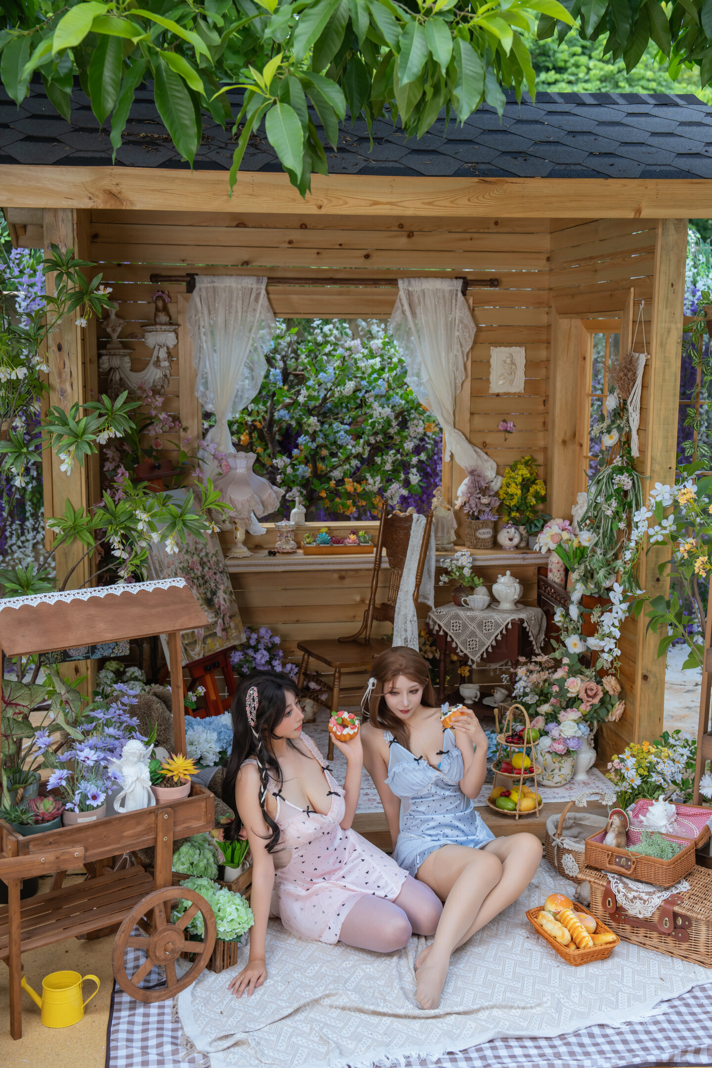 云溪奶桃桃写真系列之花眠