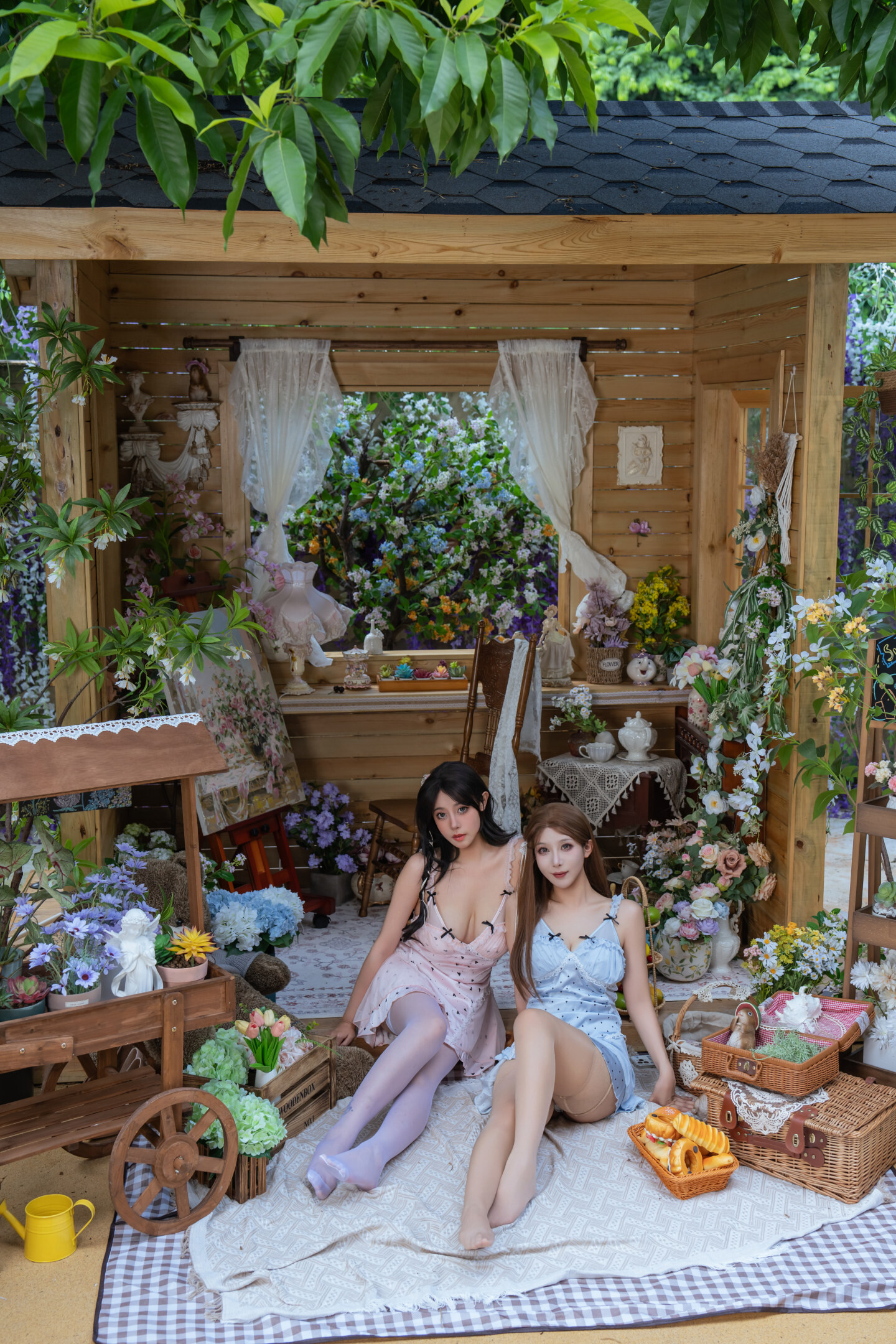 云溪奶桃桃写真系列之花眠