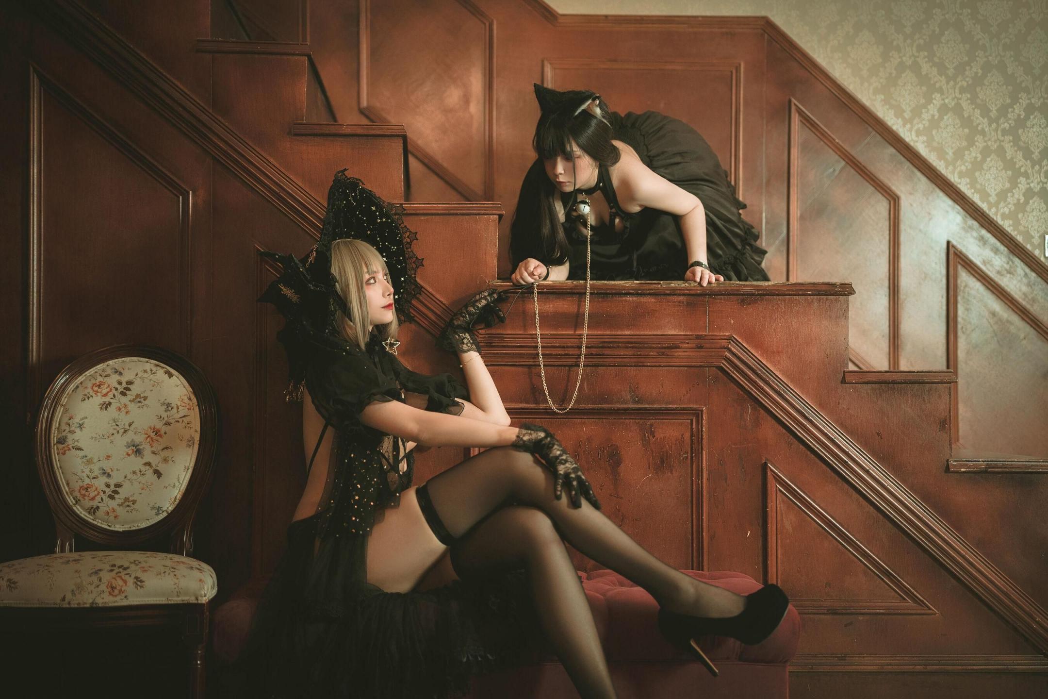 落落Raku魔女と黑猫